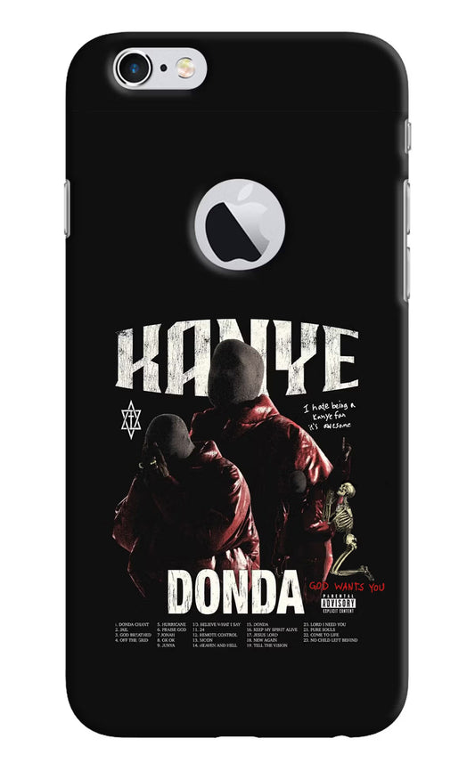 Donda Kanye West iPhone 6 Logocut Hard Case Back Cover by Casekaro