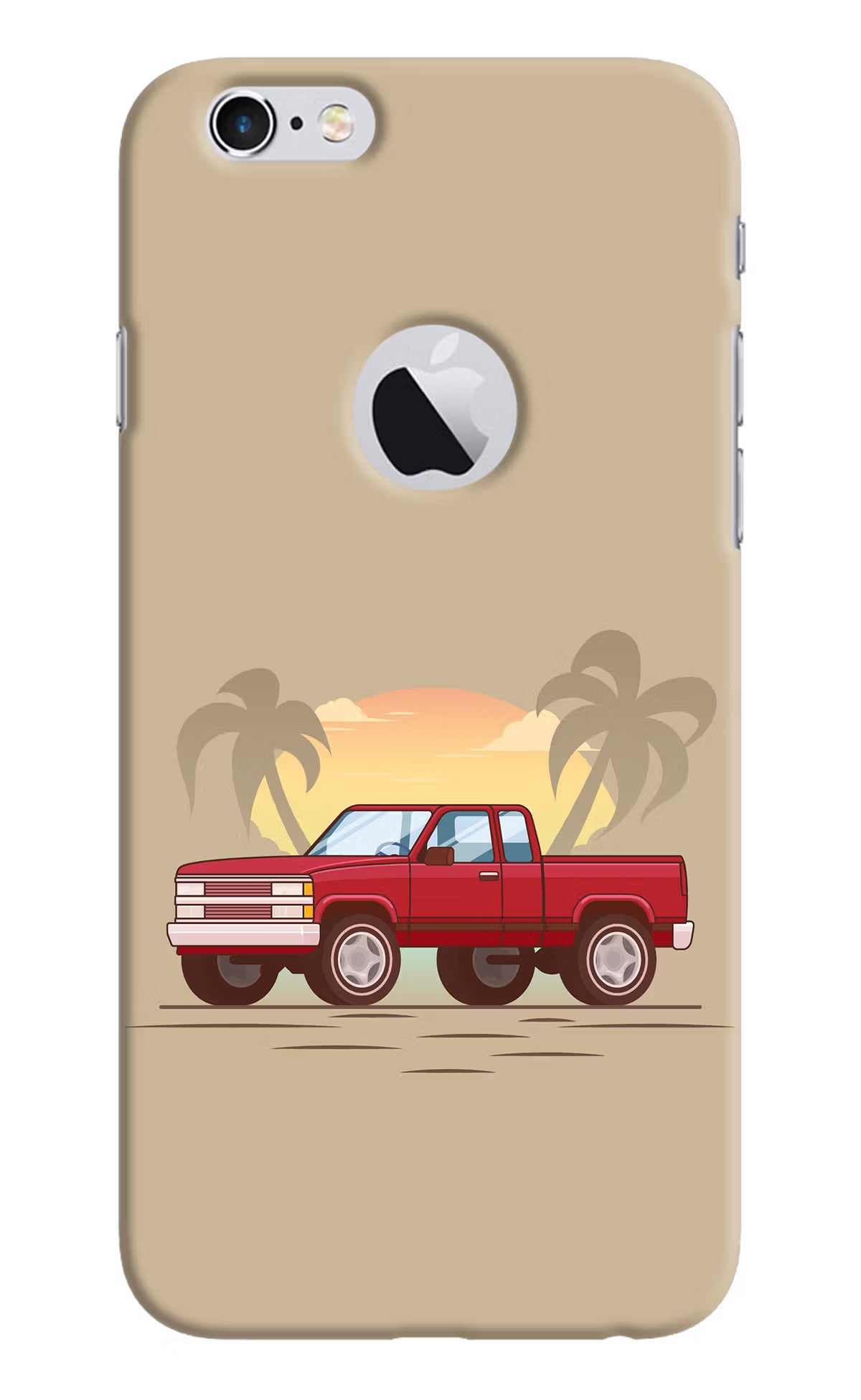 Desert Classic Drive iPhone 6 Logocut Hard Case Back Cover by Casekaro
