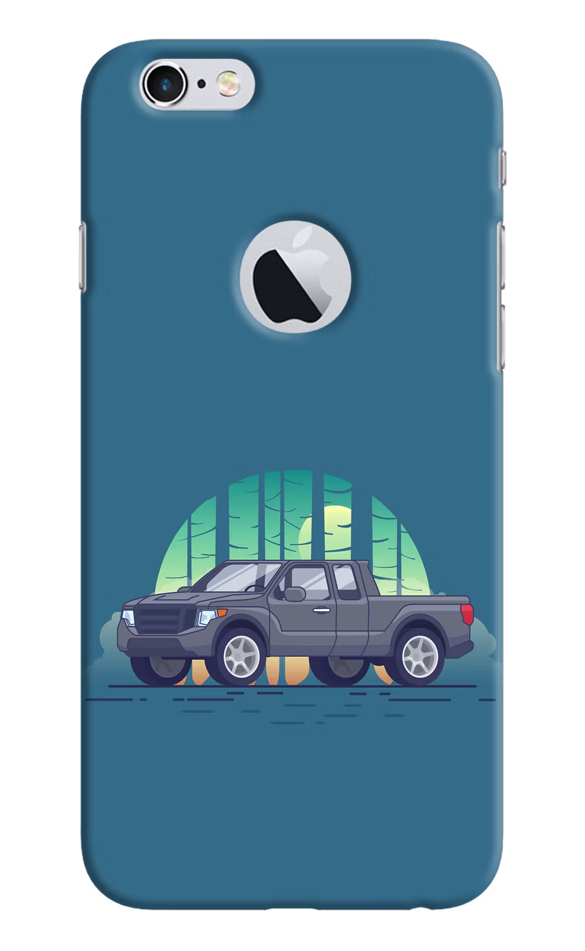 Retro Garage Vibe iPhone 6 Logocut Hard Case Back Cover by Casekaro