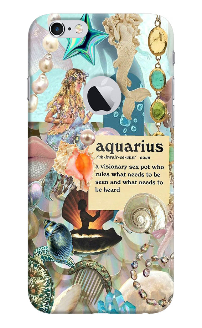 Aquarius Zodiac iPhone 6 Logocut Hard Case Back Cover by Casekaro
