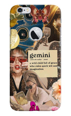 Gemini Zodiac iPhone 6 Logocut Hard Case Back Cover by Casekaro