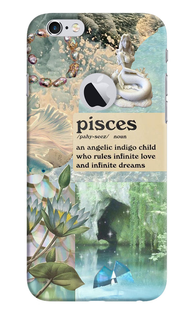 Pisces Zodiac iPhone 6 Logocut Hard Case Back Cover by Casekaro