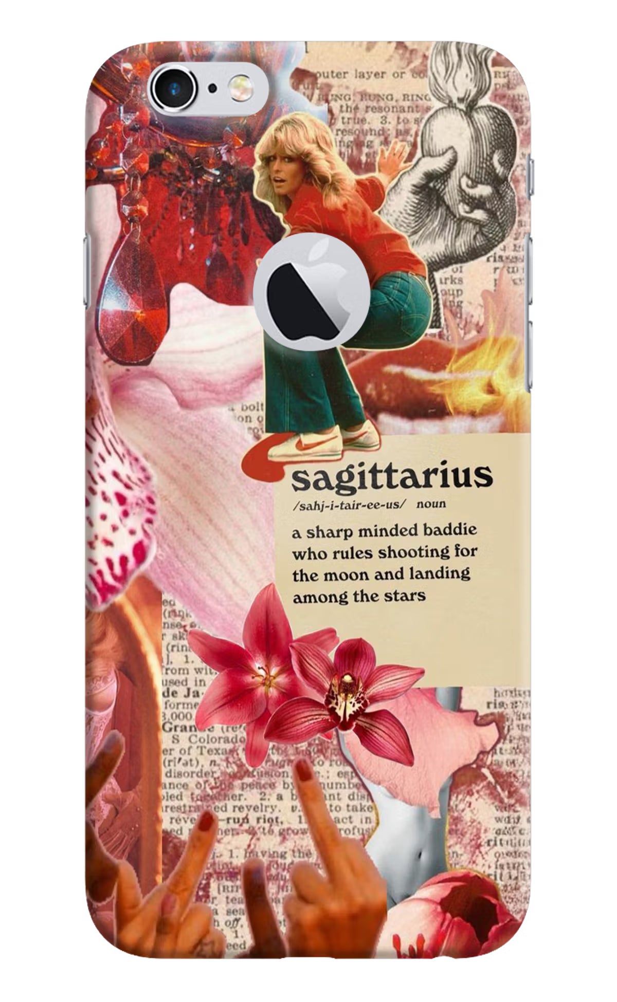 Sagittarius Zodiac iPhone 6 Logocut Hard Case Back Cover by Casekaro