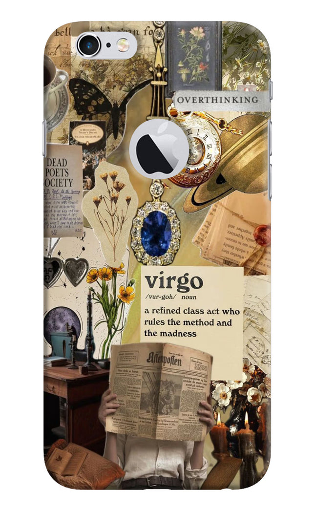 Virgo Zodiac iPhone 6 Logocut Hard Case Back Cover by Casekaro