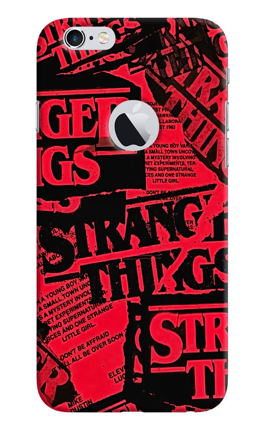 Ordinary Things iPhone 6 Logocut Hard Case Back Cover by Casekaro