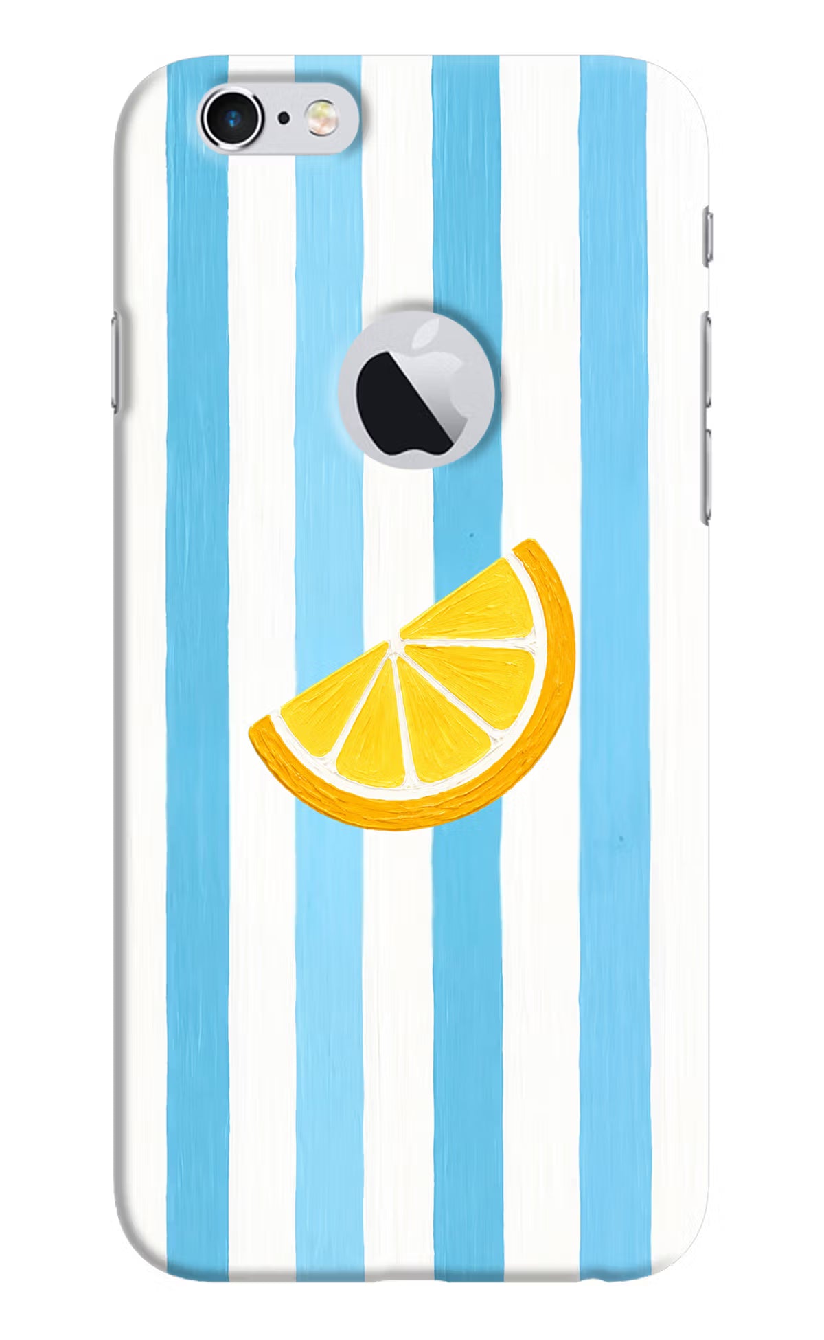 Summer Lemon iPhone 6 Logocut Hard Case Back Cover by Casekaro