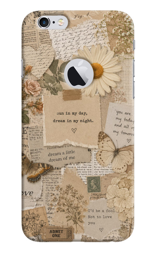 Vintage case iPhone 6 Logocut Back Cover