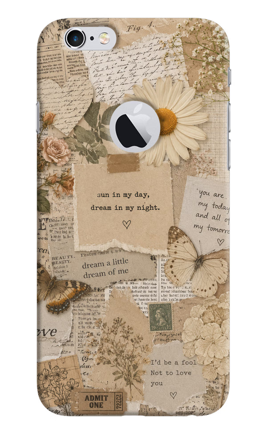 Vintage case iPhone 6 Logocut Back Cover, Hard case