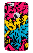 Graffiti Vibe iPhone 6 Logocut Hard Case Back Cover by Casekaro