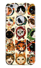Cool Cat iPhone 6 Logocut Hard Case Back Cover by Casekaro