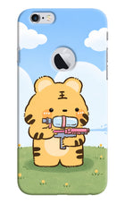 Tiger Treat iPhone 6 Logocut Hard Case Back Cover by Casekaro