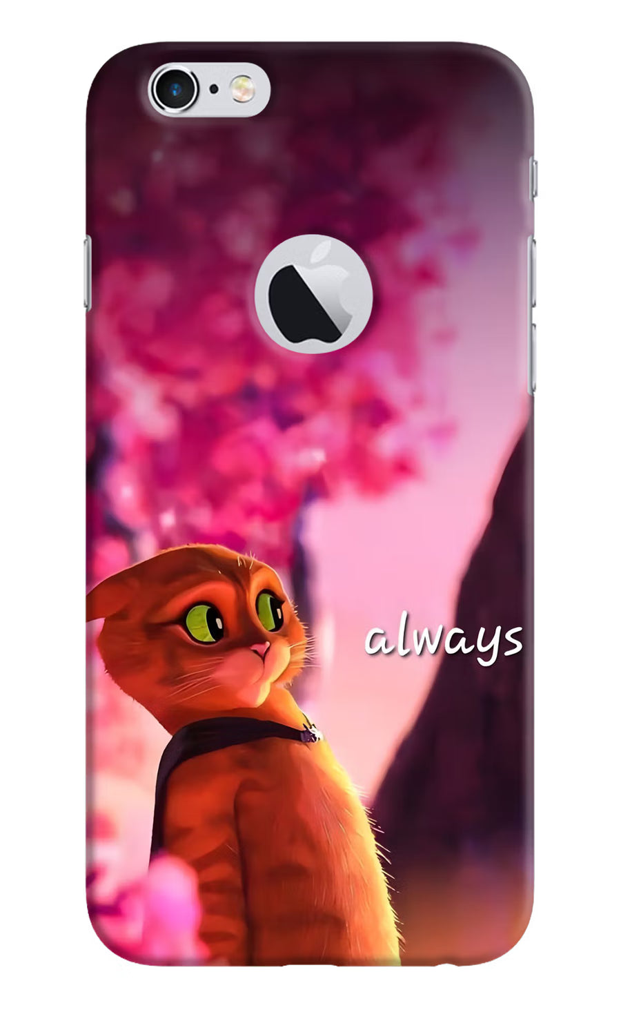 Always Cat iPhone 6 Logocut Back Cover, Hard case