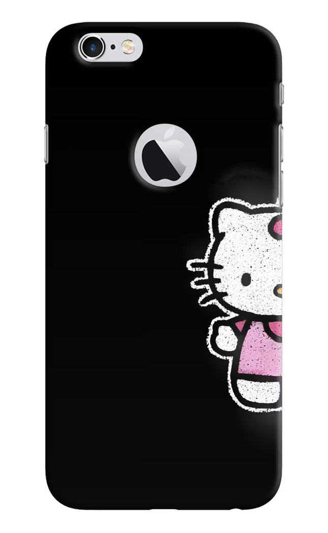 Kitty Charm iPhone 6 Logocut Hard Case Back Cover by Casekaro