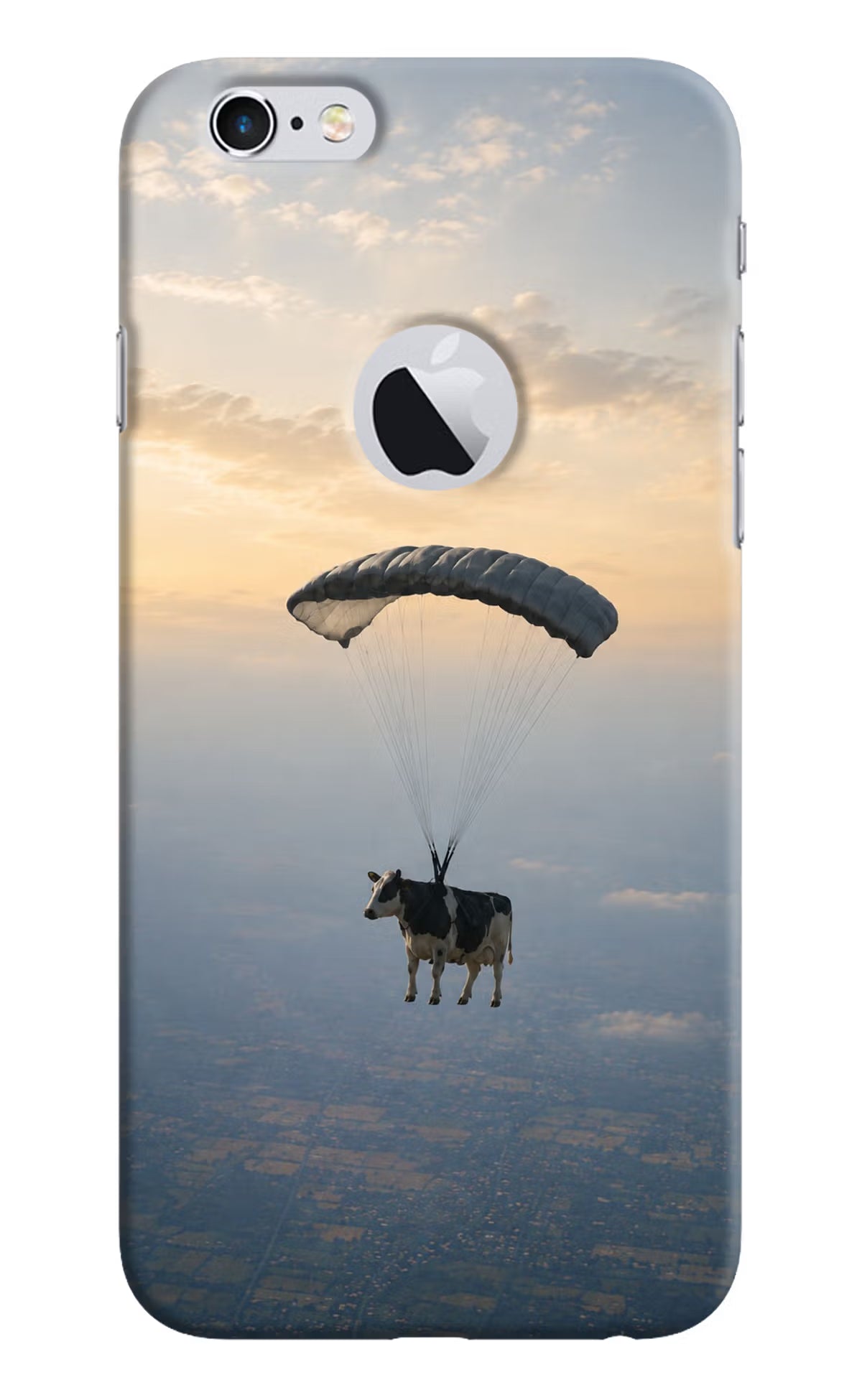 Skydiving Cow iPhone 6 Logocut Back Cover