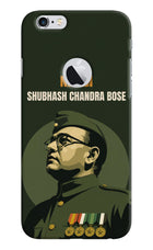Netaji Legacy iPhone 6 Logocut Hard Case Back Cover by Casekaro