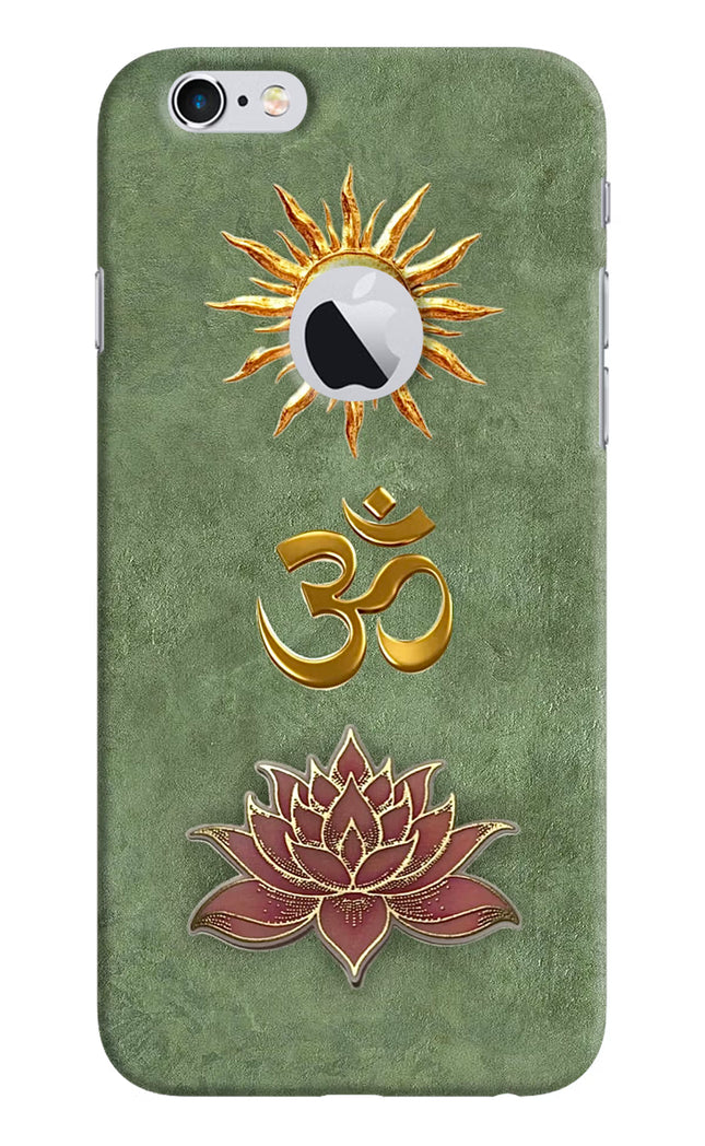 Om & Lotus iPhone 6 Logocut Back Cover