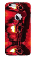 Fire Eye iPhone 6 Logocut Hard Case Back Cover by Casekaro