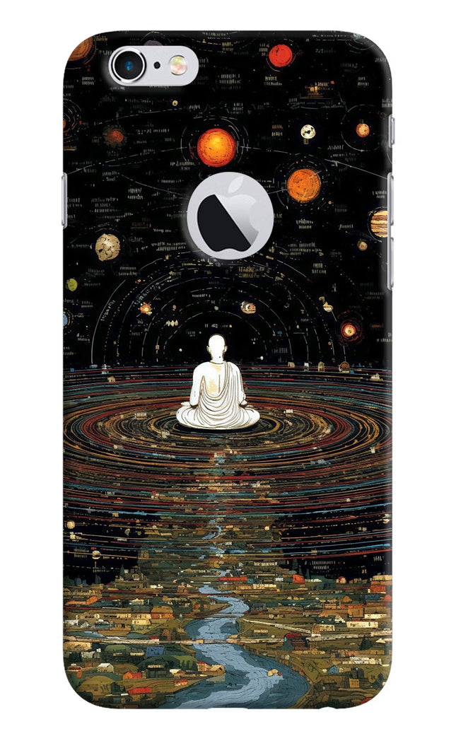 Space Monk iPhone 6 Logocut Hard Case Back Cover by Casekaro