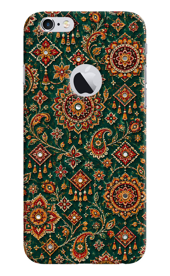 Green Pataka iPhone 6 Logocut Hard Case Back Cover by Casekaro