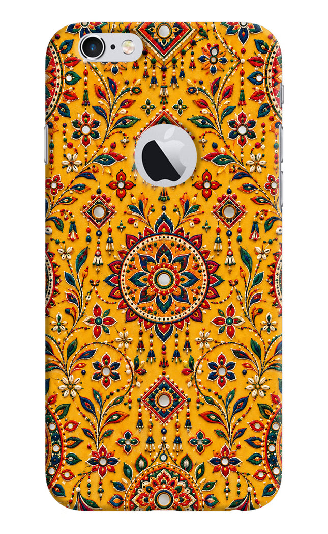 Sunlit Aura iPhone 6 Logocut Hard Case Back Cover by Casekaro