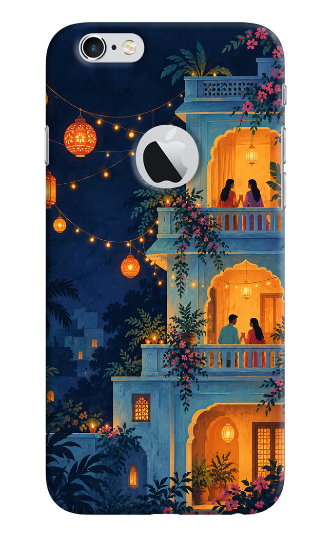Balcony Glow iPhone 6 Logocut Hard Case Back Cover by Casekaro