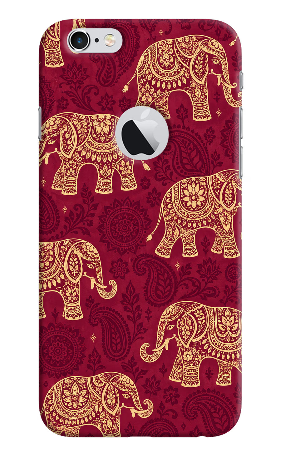 Maroon Elephant iPhone 6 Logocut Back Cover, Hard case