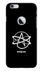 Atheist Symbol iPhone 6 Logocut Hard Case Back Cover by Casekaro
