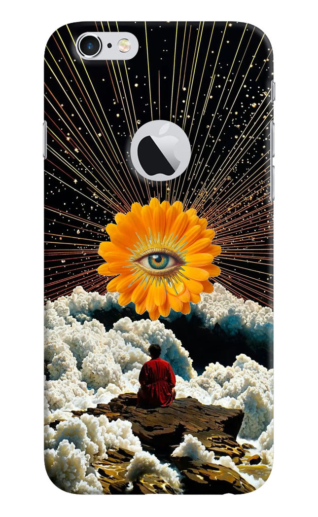 Cosmic Flower iPhone 6 Logocut Hard Case Back Cover by Casekaro
