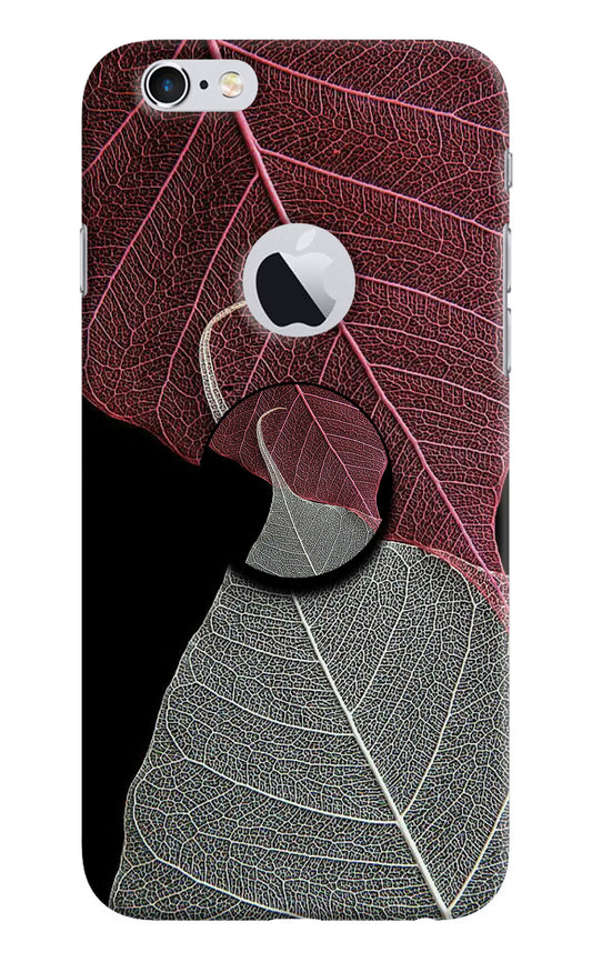 Leaf Pattern iPhone 6 Logocut Pop Case by Casekaro