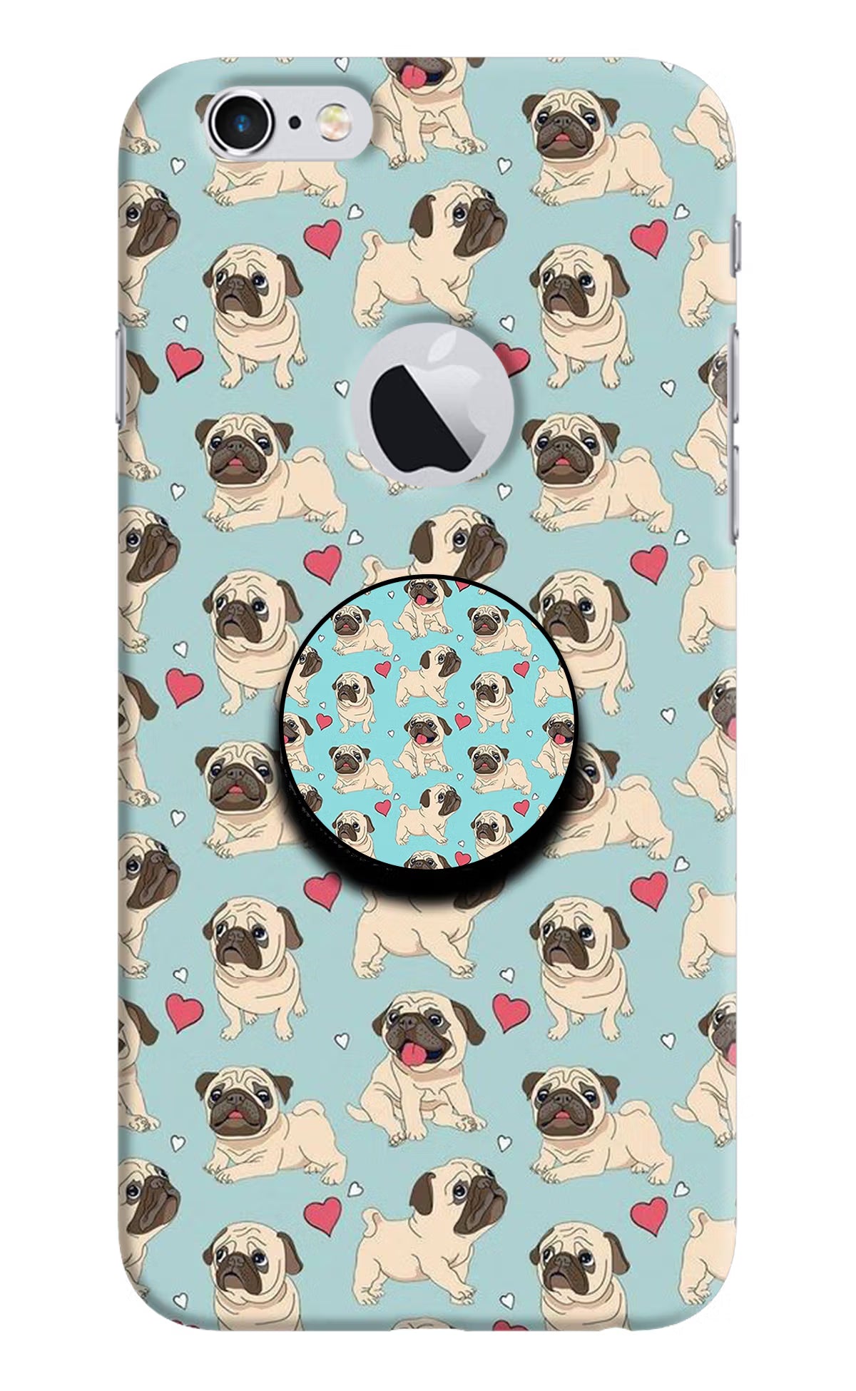 Pug Dog iPhone 6 Logocut Pop Case by Casekaro