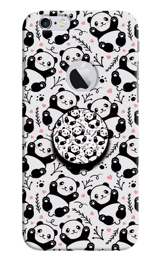 Cute Panda iPhone 6 Logocut Pop Case by Casekaro