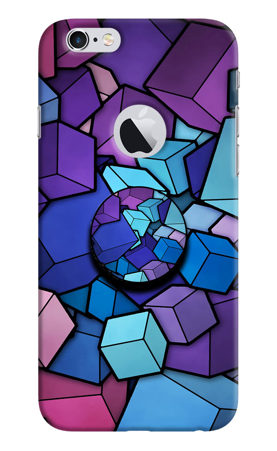 Cubic Abstract iPhone 6 Logocut Pop Case, Hard case