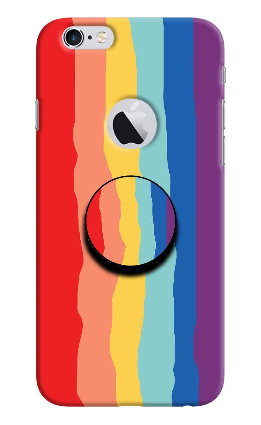 Rainbow iPhone 6 Logocut Pop Case, Hard case