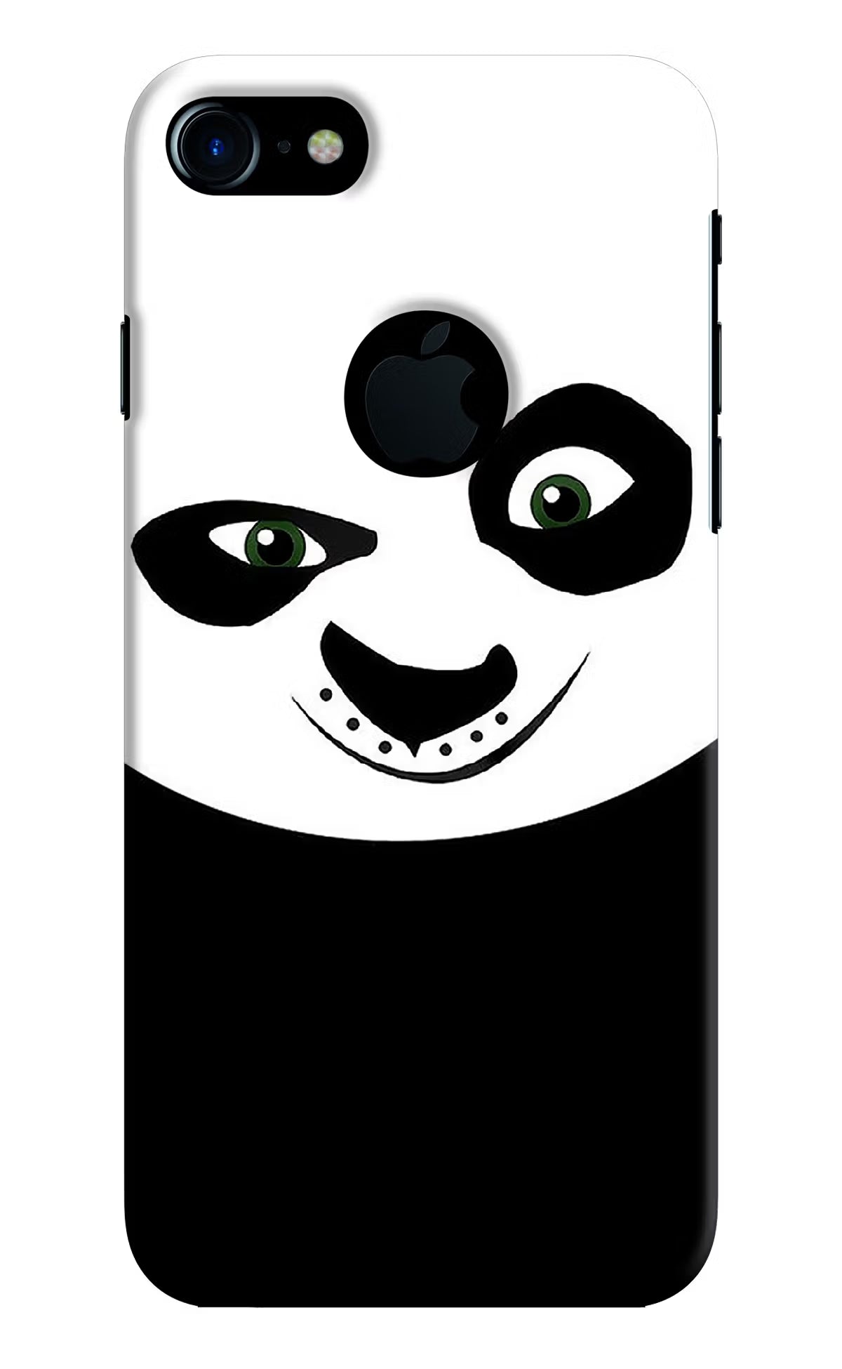 Panda iPhone 7 Logocut Hard Case Back Cover by Casekaro