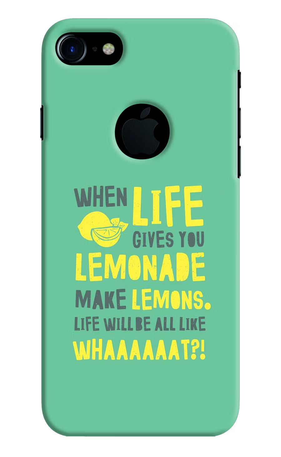 Quote iPhone 7 Logocut Back Cover, Hard case