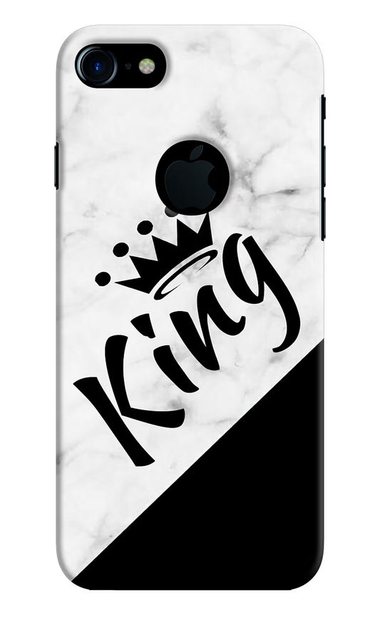 King iPhone 7 Logocut Hard Case Back Cover by Casekaro