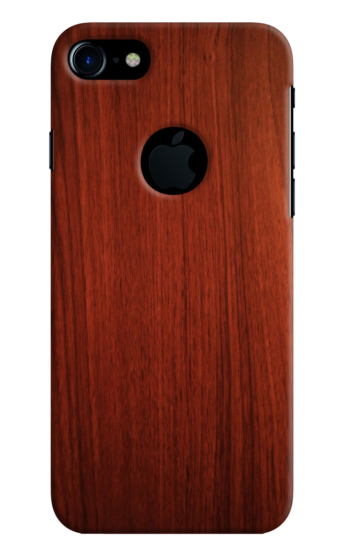 Wooden Plain Pattern iPhone 7 Logocut Hard Case Back Cover by Casekaro