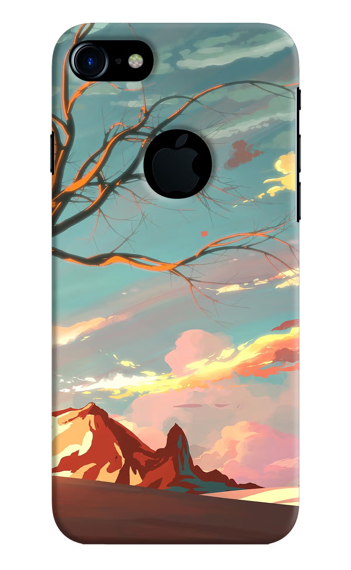 Scenery iPhone 7 Logocut Hard Case Back Cover by Casekaro