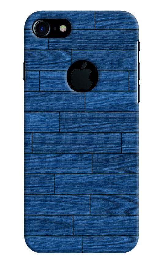 Wooden Texture iPhone 7 Logocut Hard Case Back Cover by Casekaro