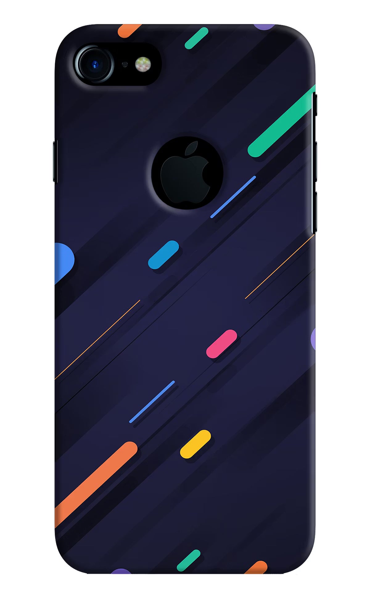 Abstract Design iPhone 7 Logocut Hard Case Back Cover by Casekaro