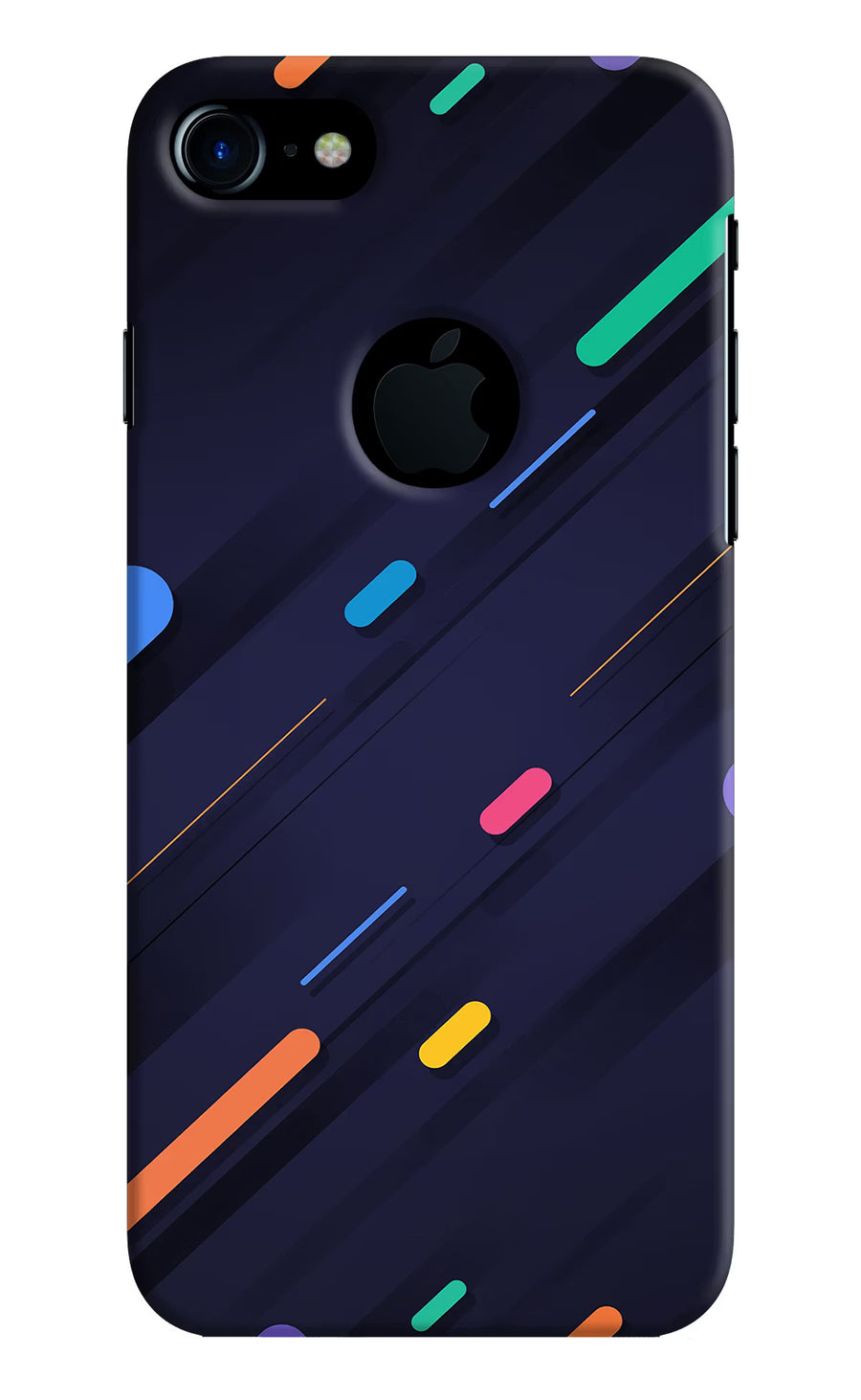 Abstract Design iPhone 7 Logocut Back Cover, Hard case