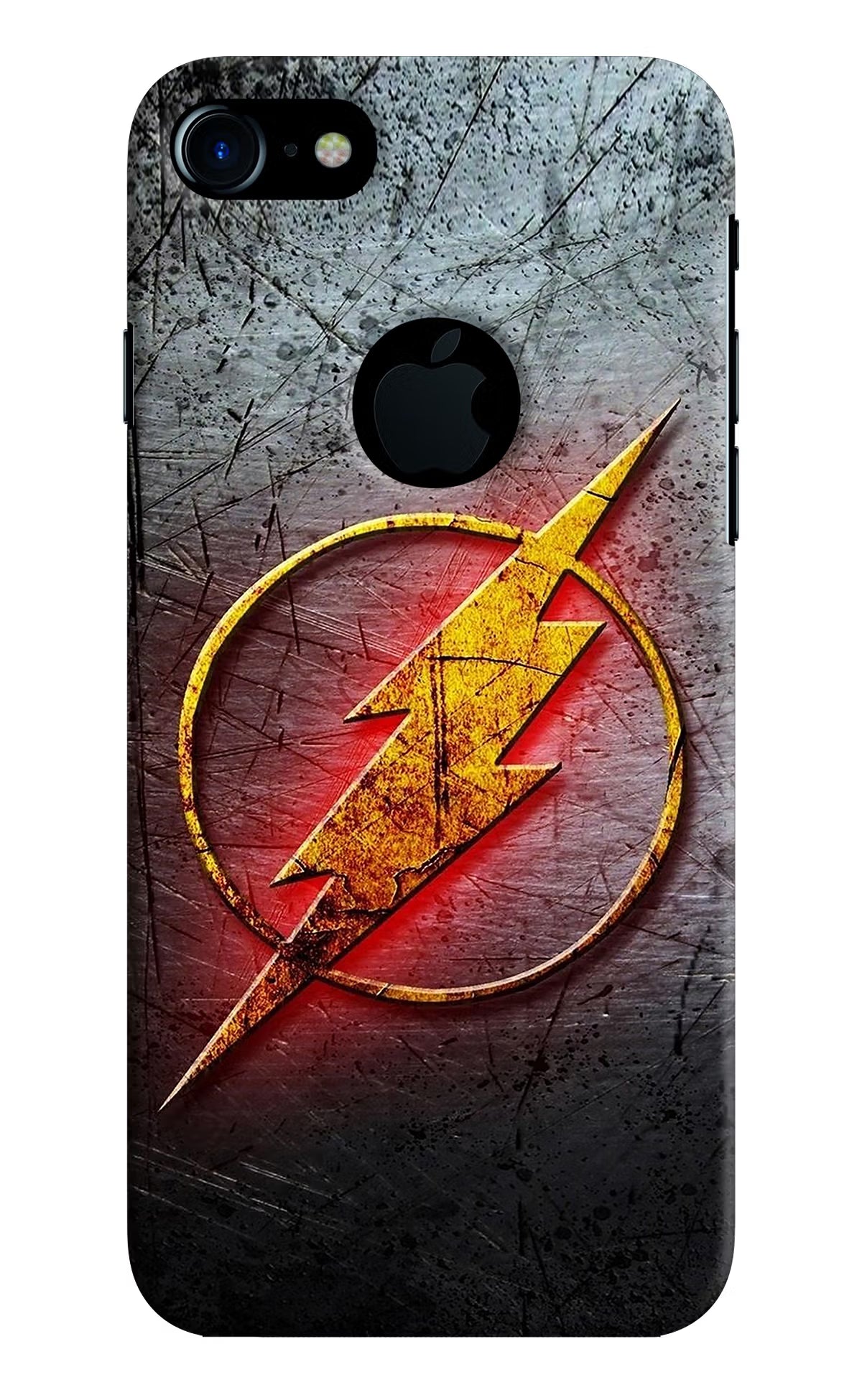 Flash iPhone 7 Logocut Hard Case Back Cover by Casekaro