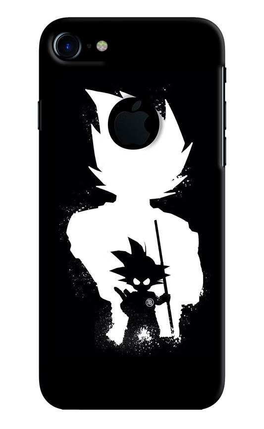 Goku Shadow iPhone 7 Logocut Hard Case Back Cover by Casekaro