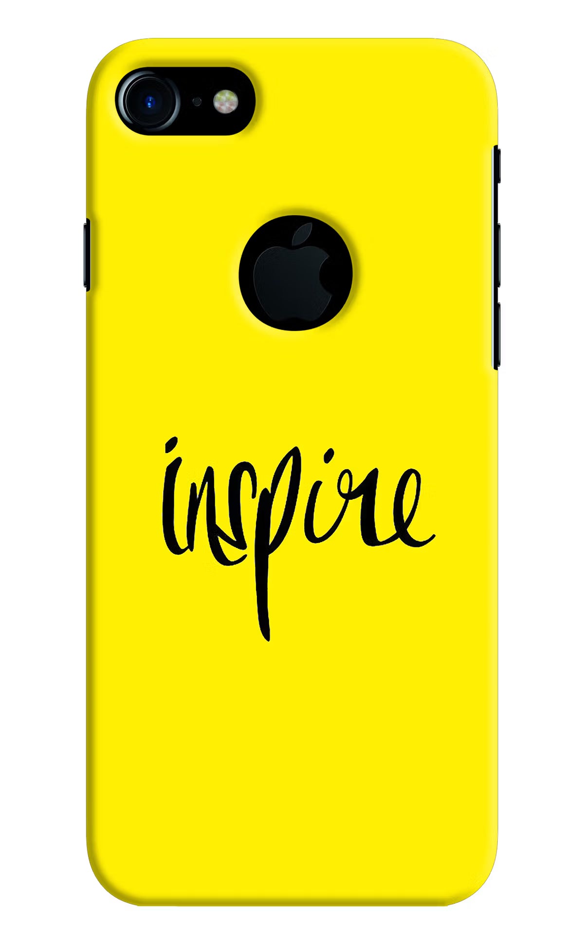 Inspire iPhone 7 Logocut Hard Case Back Cover by Casekaro