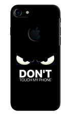 Don'T Touch My Phone iPhone 7 Logocut Hard Case Back Cover by Casekaro