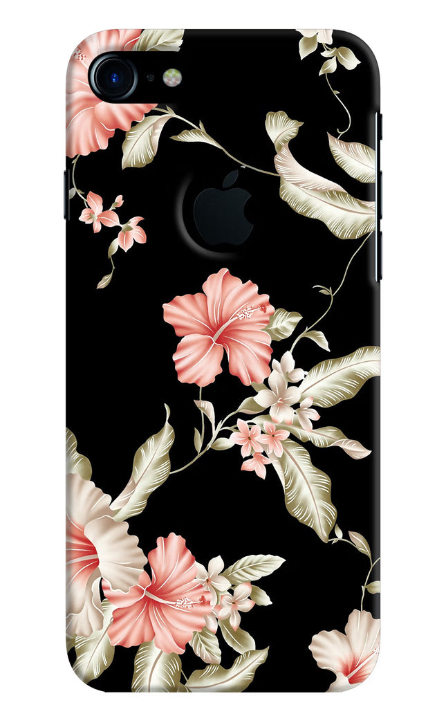 Flowers iPhone 7 Logocut Hard Case Back Cover by Casekaro