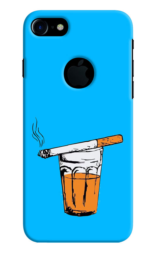 Chai Sutta iPhone 7 Logocut Hard Case Back Cover by Casekaro