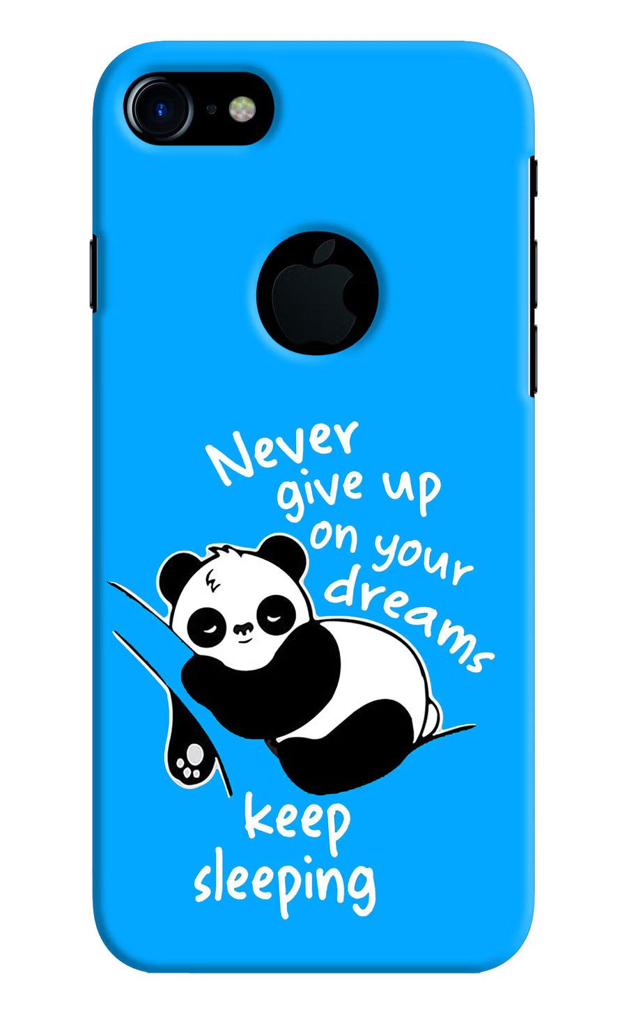 Keep Sleeping iPhone 7 Logocut Back Cover, Hard case