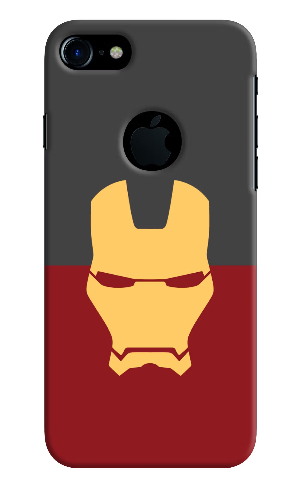 Ironman iPhone 7 Logocut Hard Case Back Cover by Casekaro