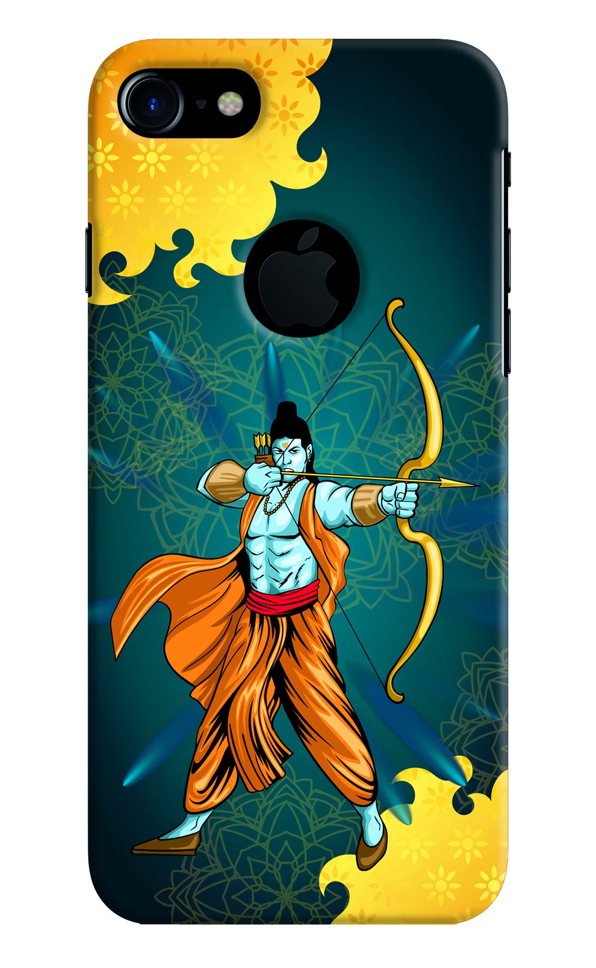 Lord Ram - 6 iPhone 7 Logocut Hard Case Back Cover by Casekaro